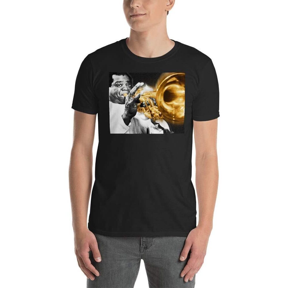 Tony Rubino Louis Armstrong et Music Musician Jazz Tee